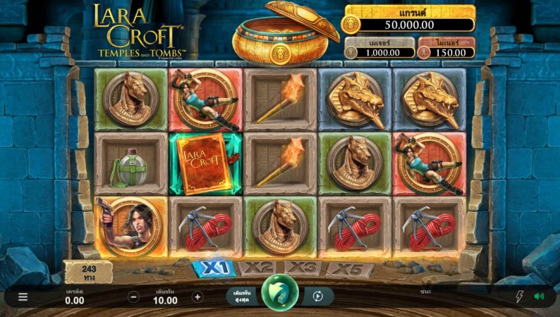 Lara Croft Temples and Tombs Microgaming สมัคร Superslot