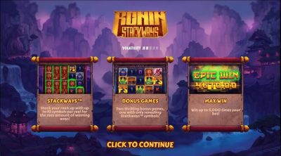 Ronin Stackways Hacksaw Gaming ค่ายสล็อต Superslot 777