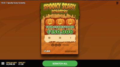 Spooky Scary Scratchy Hacksaw Gaming แจกฟรีเครดิต Superslot 888