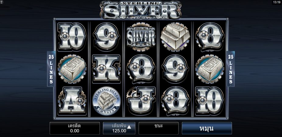 Sterling Silver Microgaming ทางเข้า Superslot Wallet