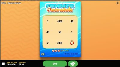 Summer Scratch Hacksaw Gaming ทางเข้าเล่น Ambsuperslot