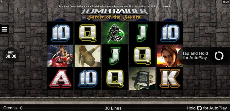 Tomb Raider Secret of The Sword Microgaming ทางเข้า Superslot Wallet